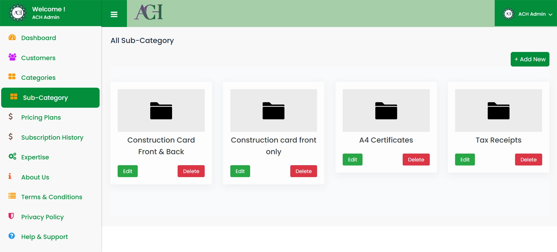 ACH-sub-category